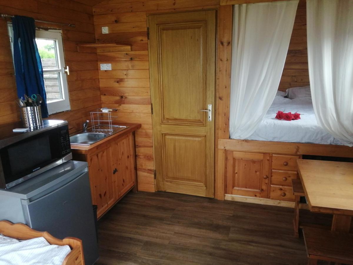 Winnezeele Roulotte Et Jacuzzi De Rachel Au Domaine Du Reuzeヴィラ エクステリア 写真